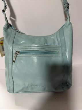 Stone & Co. Women's Mint Leather Shoulder Bag